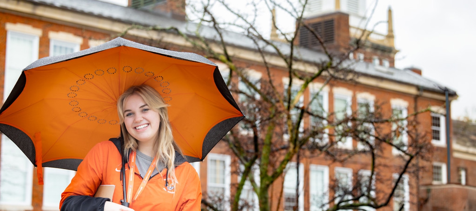 Girl with an umbrella